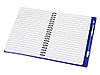 Блокнот Контакт с ручкой, синий, фото 3