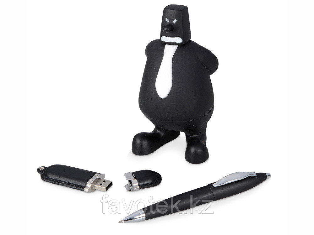 Набор: блекмэн Майк, флеш-карта USB 2. на 4 Гб, ручка шариковая, черный