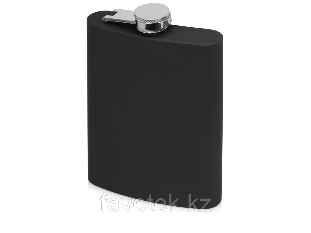 Фляжка 240 мл Remarque soft touch, 201 сталь, черный