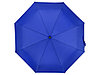Зонт складной Cary, полуавтоматический, 3 сложения, с чехлом, темно-синий, фото 6