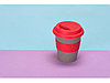 Стакан с силиконовой крышкой Café, красный, фото 4