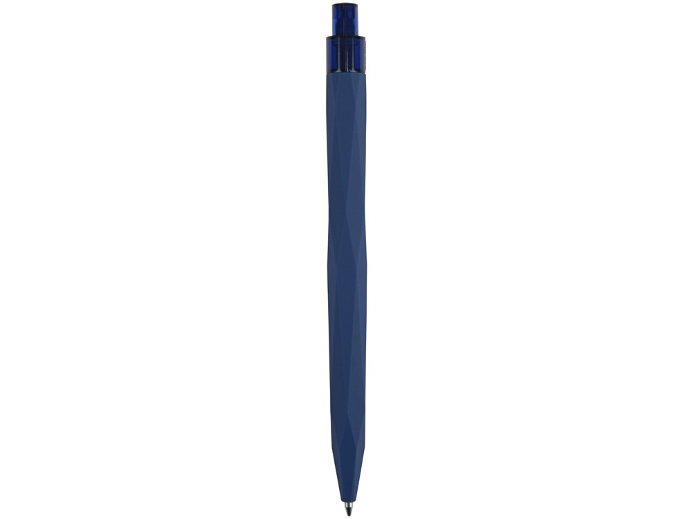 Ручка шариковая QS 20 PRT софт-тач, синий - фото 4 - id-p87292116
