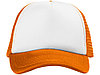 Бейсболка Trucker, оранжевый/белый, фото 2