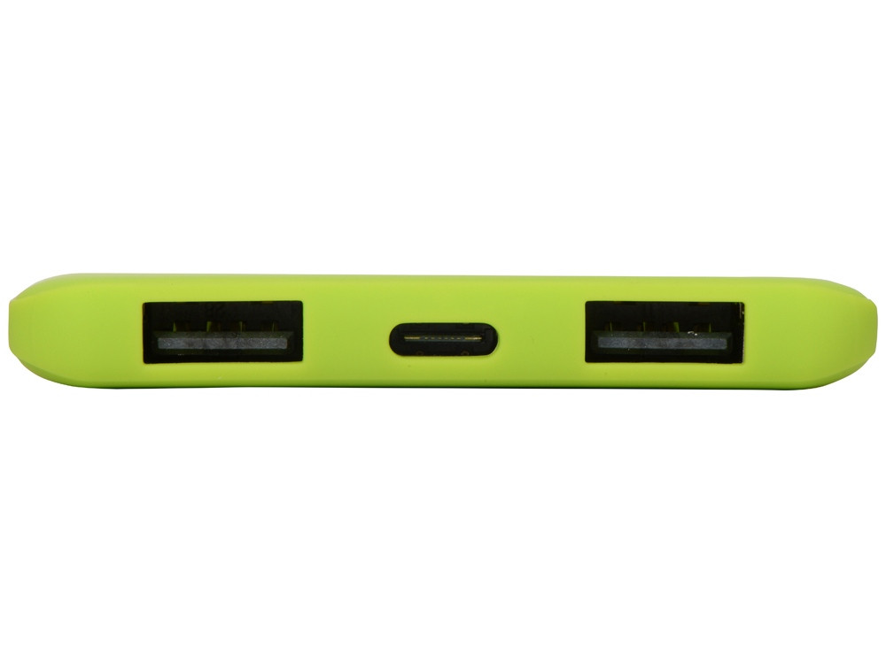Портативное зарядное устройство Reserve с USB Type-C, 5000 mAh, зеленое яблоко - фото 6 - id-p87293949