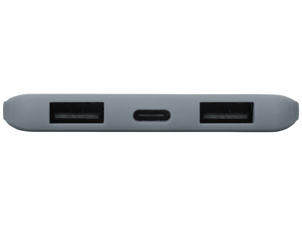 Портативное зарядное устройство Reserve с USB Type-C, 5000 mAh, серый - фото 6 - id-p87293950