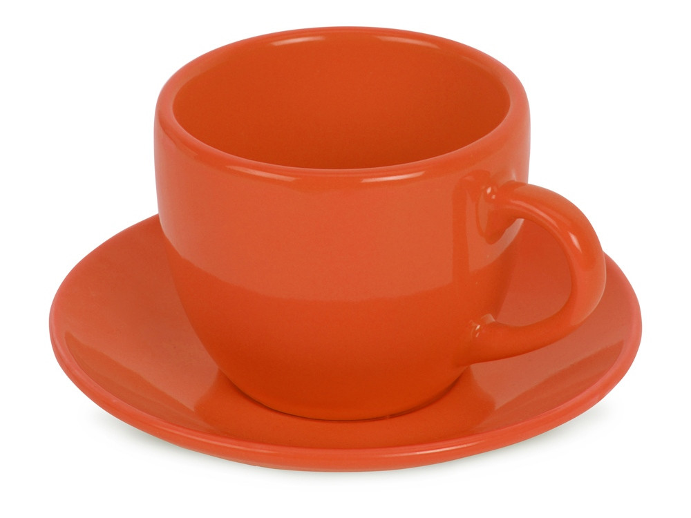 Чайная пара Melissa керамическая, оранжевый (Р) - фото 1 - id-p87295477
