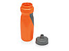 Спортивная бутылка Flex 709 мл, оранжевый/серый, фото 2