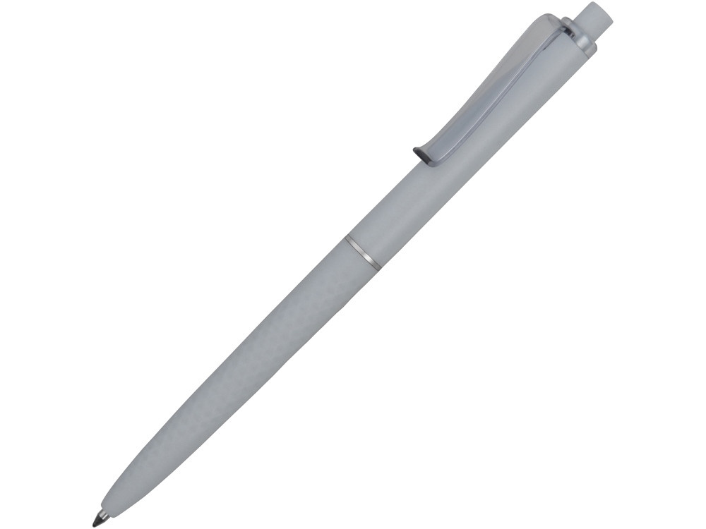 Ручка пластиковая soft-touch шариковая Plane, серый