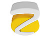 Ручка пластиковая soft-touch шариковая Zorro, желтый/белый, фото 6