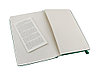 Записная книжка Moleskine Classic (в линейку) в твердой обложке, Large (13х21см), зеленый, фото 4