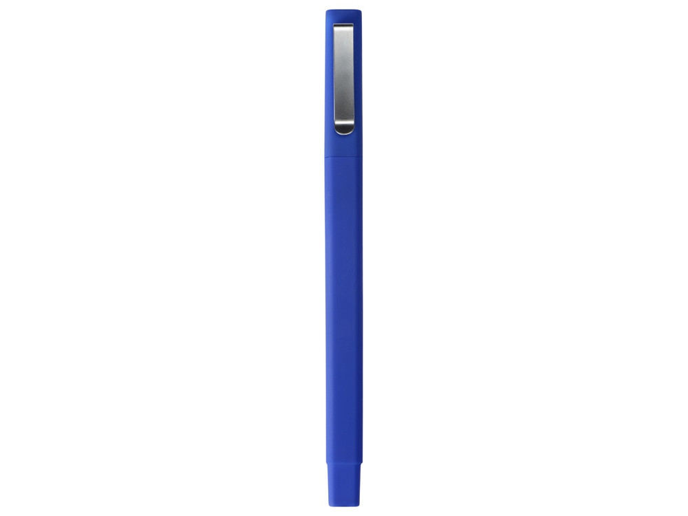 Ручка шариковая пластиковая Quadro Soft, квадратный корпус с покрытием софт-тач, синий - фото 3 - id-p87294725