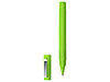 Ручка шариковая пластиковая Quadro Soft, квадратный корпус с покрытием софт-тач, зеленое яблоко, фото 2