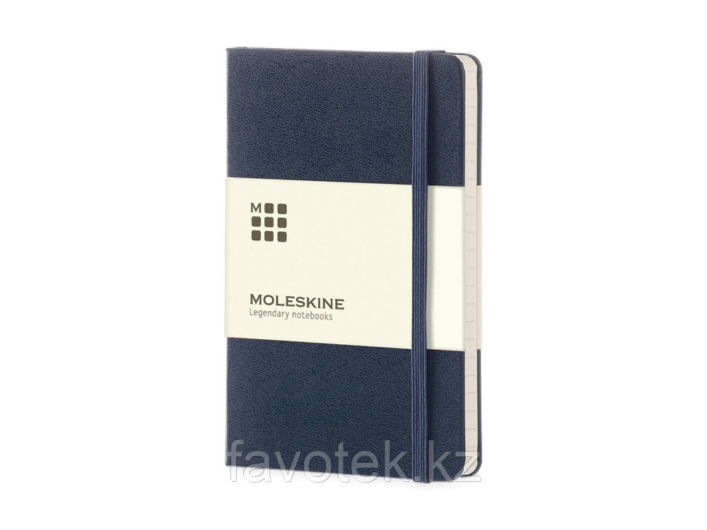 Записная книжка Moleskine Classic (в линейку) в твердой обложке, Large (13х21см), синий