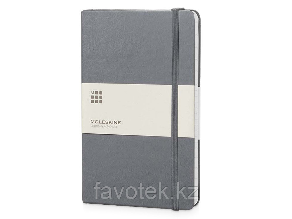 Записная книжка Moleskine Classic (в линейку) в твердой обложке, Large (13х21см), серый