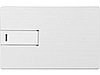 Флеш-карта USB 2.0 64 Gb в виде металлической карты Card Metal, серебристый, фото 3