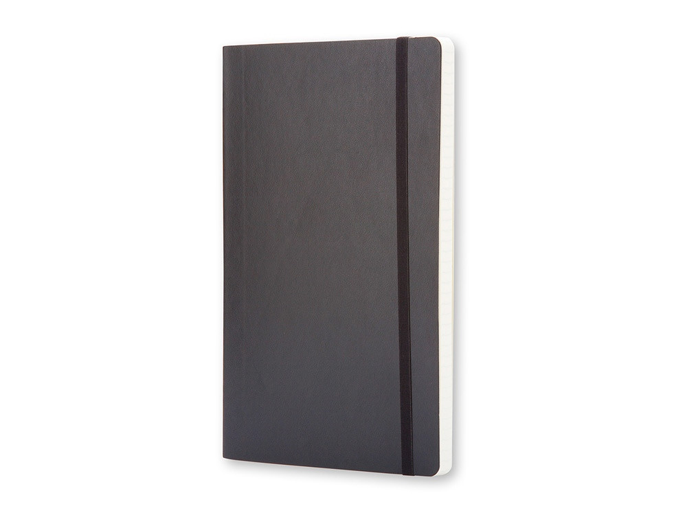 Записная книжка Moleskine Classic Soft (в клетку), Large (13х21см), черный - фото 1 - id-p87291654