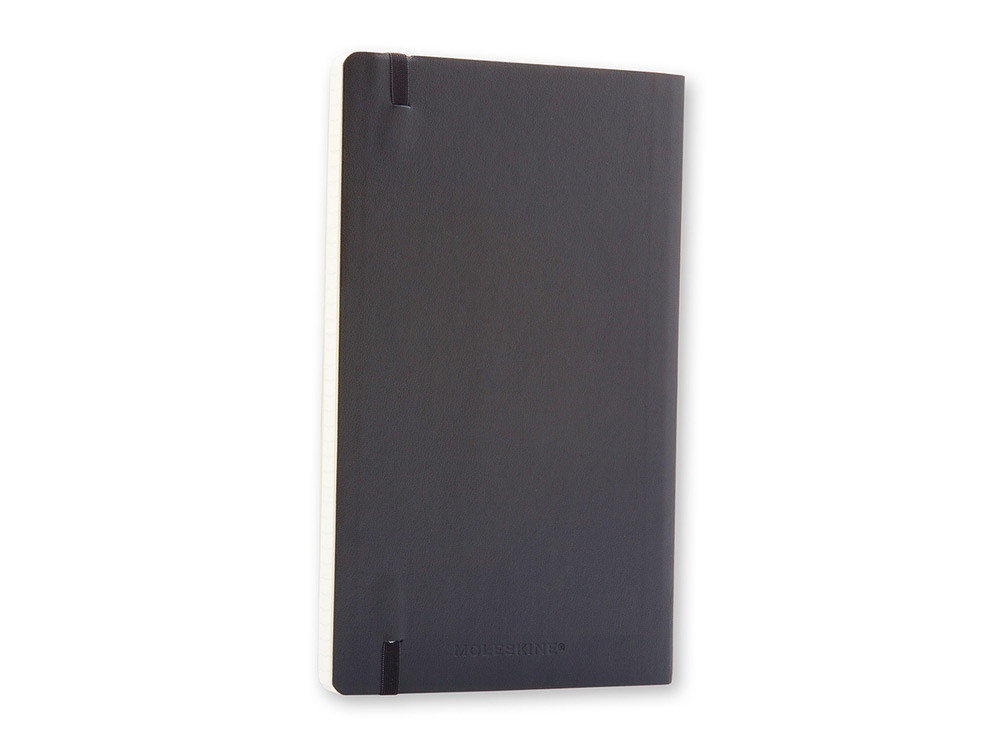 Записная книжка Moleskine Classic Soft (в клетку), Large (13х21см), черный - фото 2 - id-p87291654