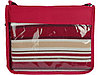 Плед в полоску в сумке Junket, красный, фото 4