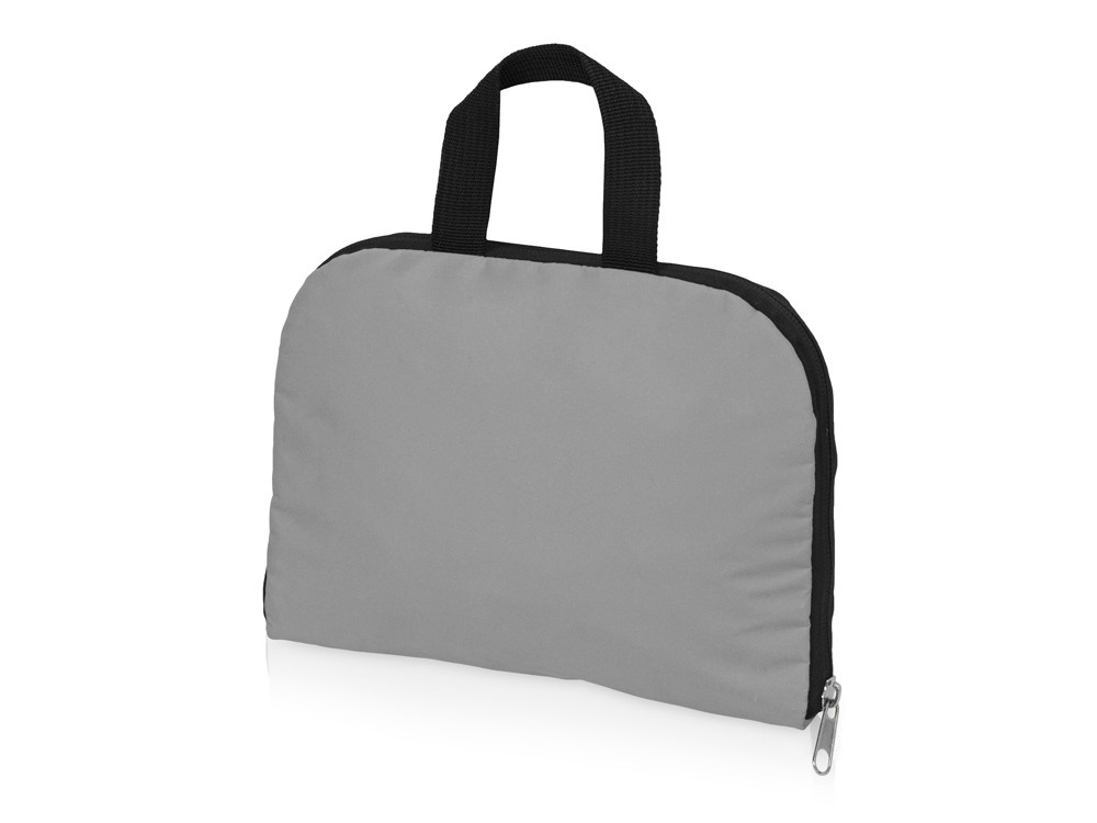 Рюкзак складной Reflector со светоотражающим карманом, темно-серый/серебристый - фото 4 - id-p87294850