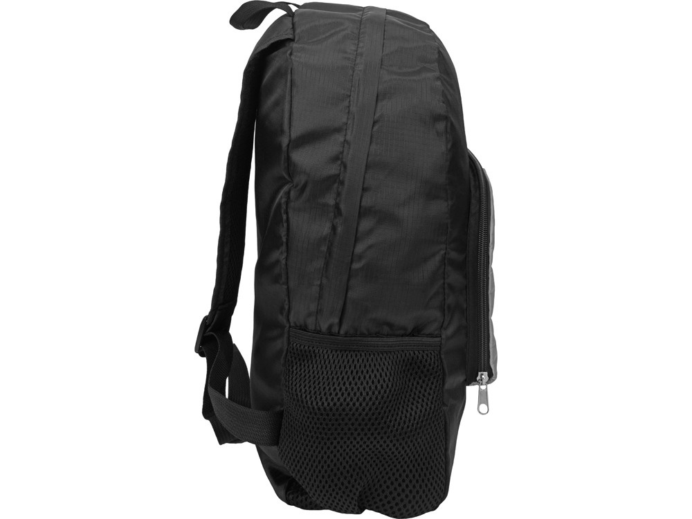 Рюкзак складной Reflector со светоотражающим карманом, темно-серый/серебристый - фото 9 - id-p87294850