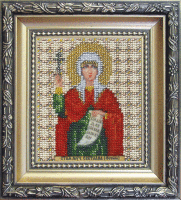 Набор для вышивания бисером "Икона святой мученицы Светланы (Фотины) " Б-1073