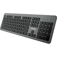 Multimedia bluetooth 5.1 keyboard MAC Version,104 keys, slim design with low profile silent keys,RU layout