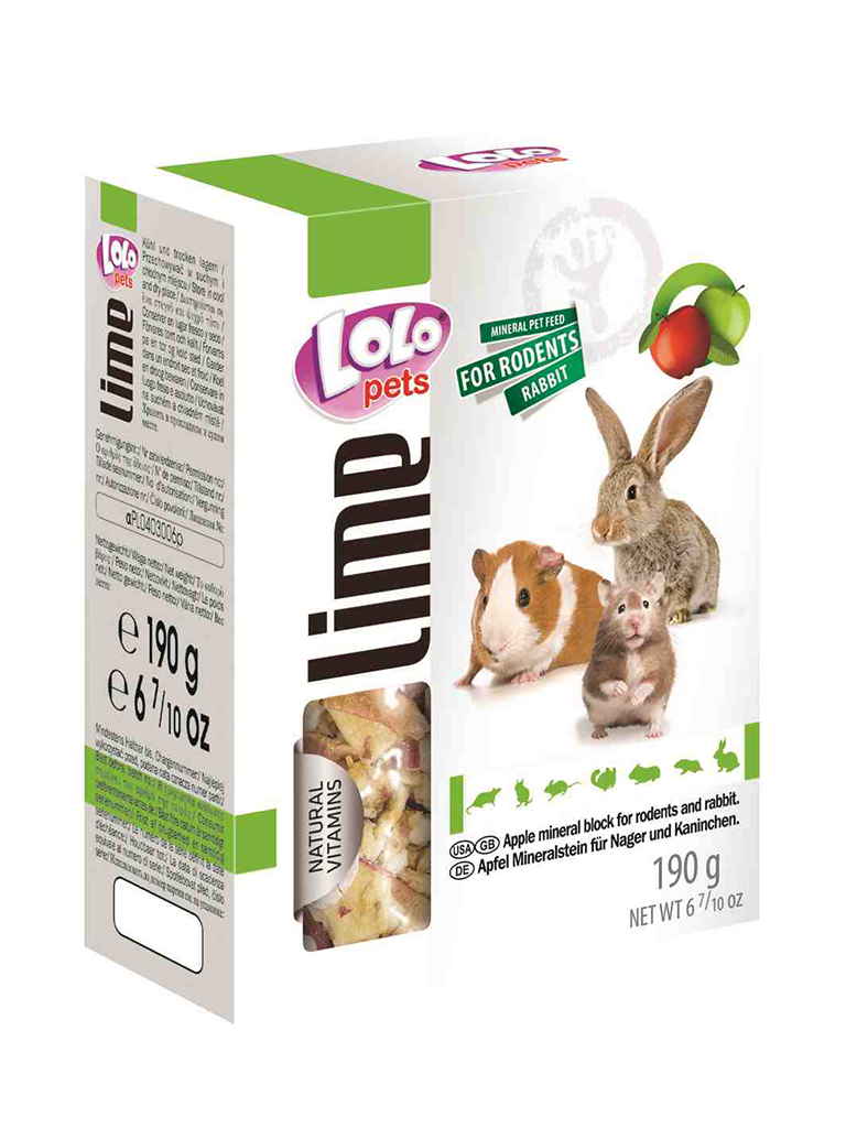 Lolo Pets Минеральный камень для грызунов и кроликов 190 гр