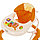 BAMBOLA Ходунки ОБУЧАЙКА (8 колес,игрушки,муз) 6 шт в кор (62*53*57) ORANGE+WHITE Оранжевый, фото 3