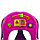BAMBOLA Ходунки ОБУЧАЙКА (8 колес,игрушки,муз) 6 шт в кор (62*53*57) PINK+PURPLE Малиновый, фото 3
