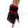 Перчатки для фитнеса и тренажеров турника противоскользящие (без пальцев) черно-красные, фото 2