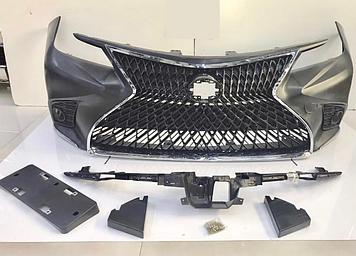 Фэйслифт (передний бампер тюнинг) дизайн LEXUS на Toyota Corolla 2019-2021