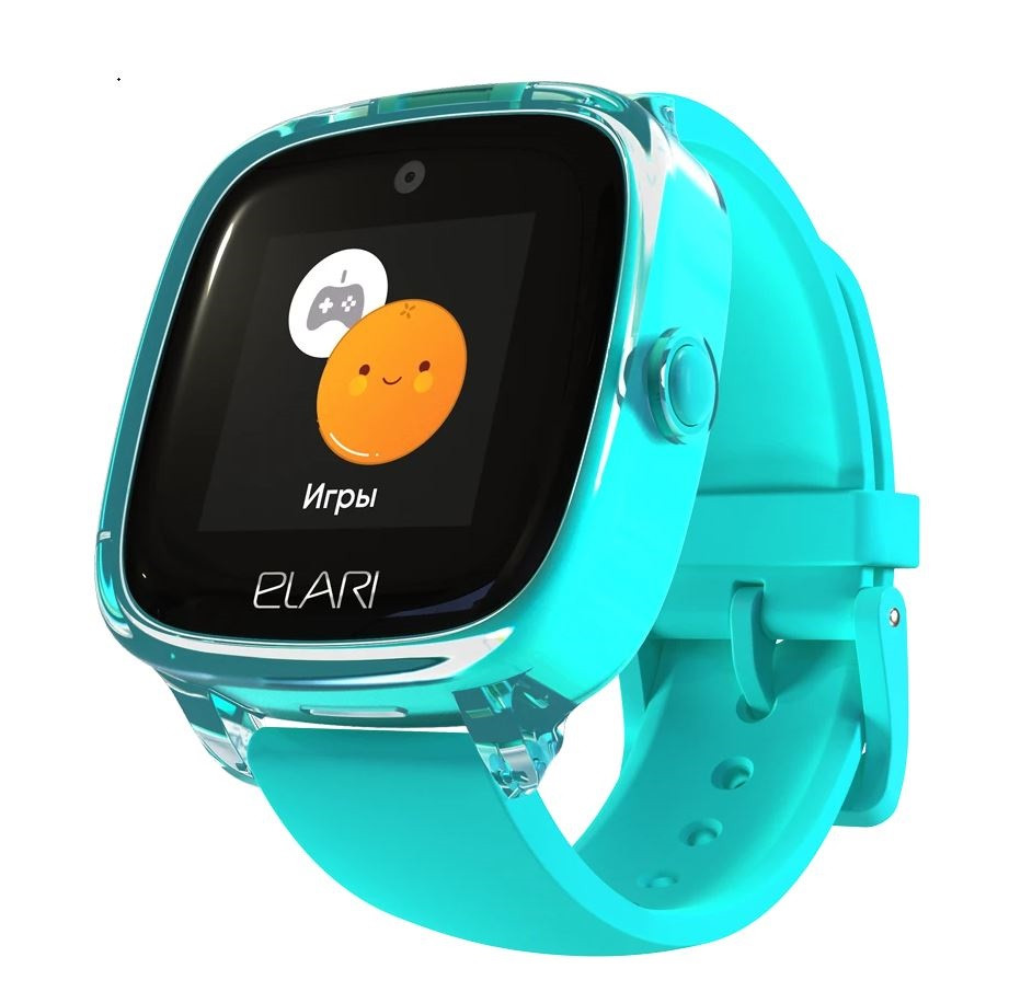 Смарт часы Elari KIDPHONE 4 FRESH зеленый - фото 1 - id-p87308483