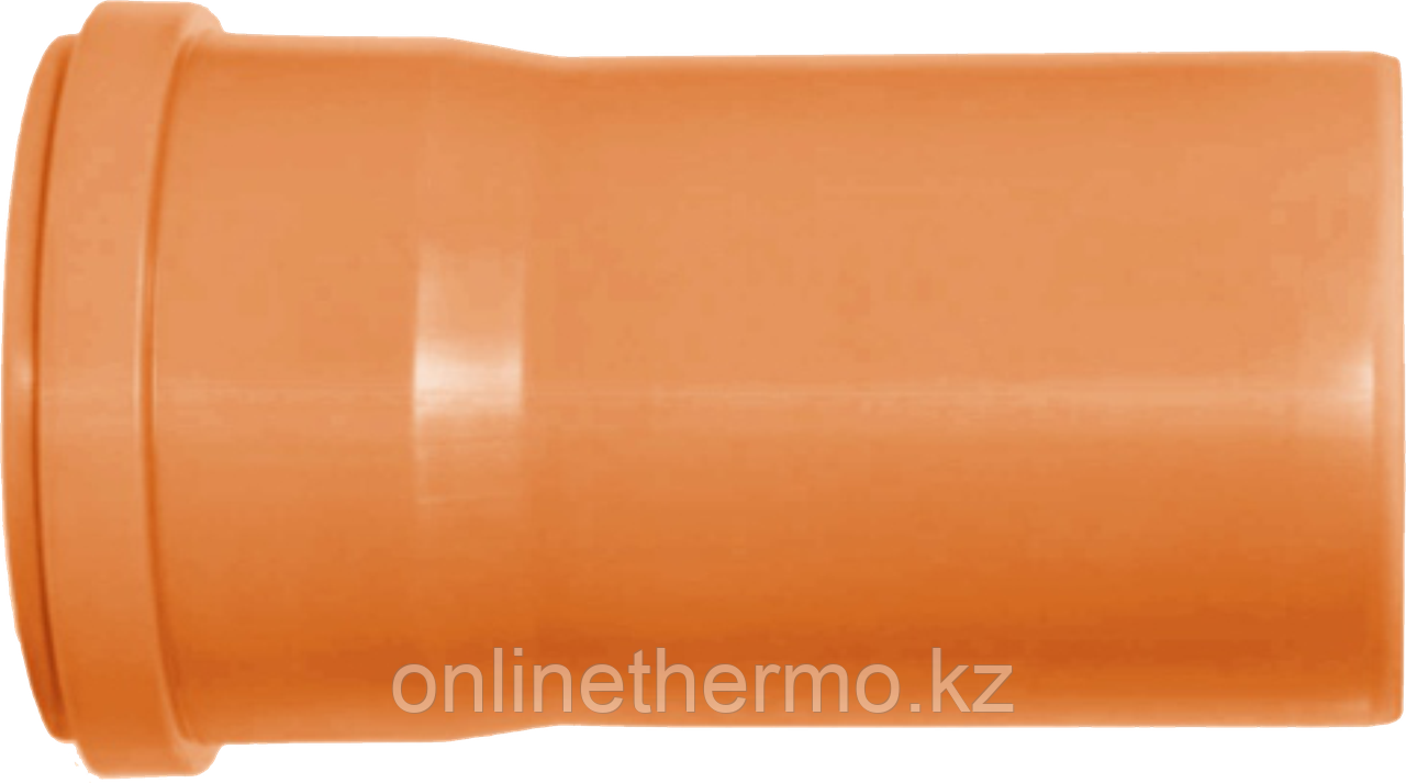 Труба ПП д110*2000 (3.4мм) оранжевая