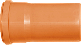 Труба ПП д110*2000 (3.4мм) оранжевая