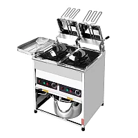 Фритюрница 20+20 литров для фри и курицы 220 В. Мощная Электрическая