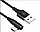 Зарядный USB кабель Type-c L образный разъем длина 1 метр Moxom UC-08 2.4А  черный, фото 3