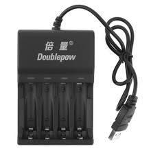 Зарядное устройство АА/ААА Doublepow DC 5V на 4 слота USB, фото 2