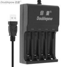 Зарядное устройство АА/ААА Doublepow DC 5V на 4 слота USB, фото 2