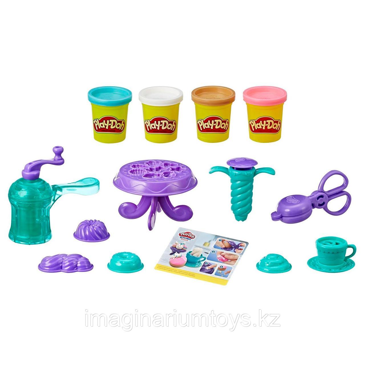 Play-Doh Плейдо игровой набор пластилина «Выпечка и пончики» - фото 5 - id-p87315545