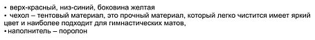 Чехол для гимнастические маты кожа заменитель 200см х 100см х 10 см, фото 2