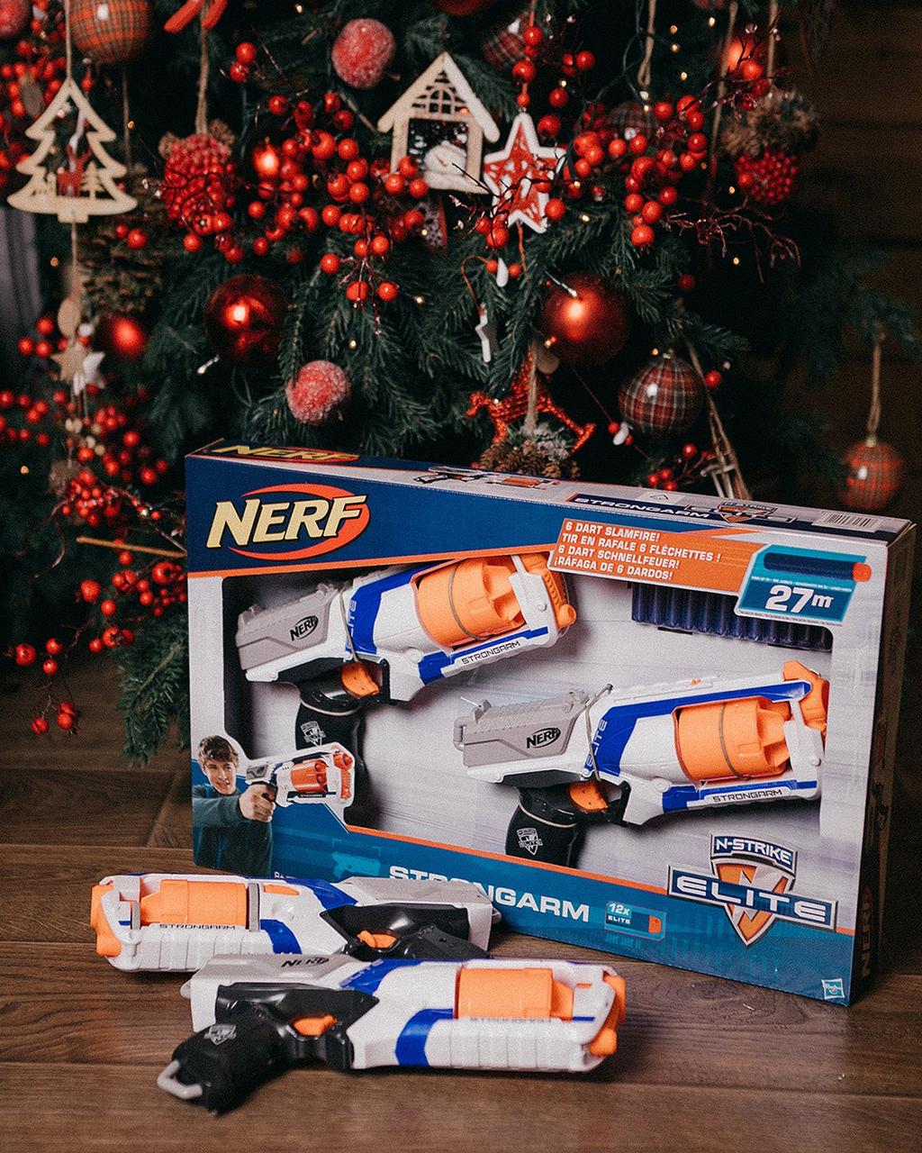 Набор игровой Nerf Стронгарм 2 бластера+12стрел B8995EU4 - фото 3 - id-p87320560