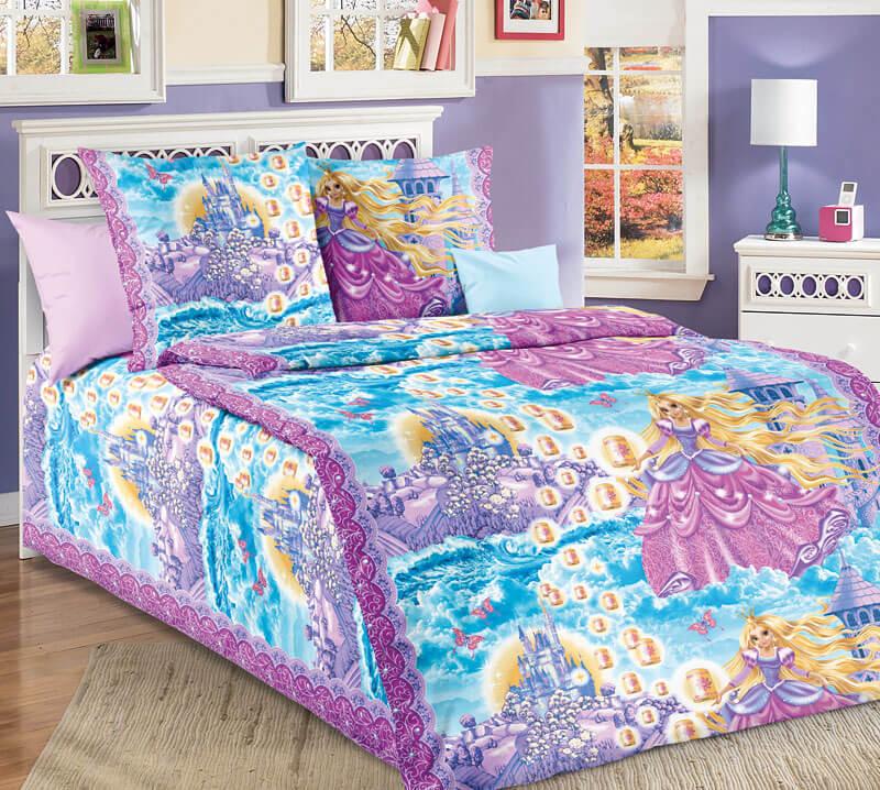 Королевское искушение Комплект постельного белья "Принцеса"  1.5 спальный , перкаль ТексДизайн(Россия)