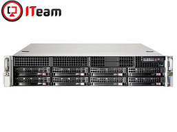 Сервер Supermicro 2U/2xSilver 4214R 2,4GHz/64Gb/8x600Gb SAS/2x740w