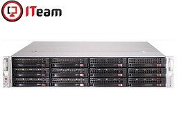 Сервер Supermicro 2U/1xGold 6242R 3,1GHz/128Gb/2x480Gb SSD/10x900Gb