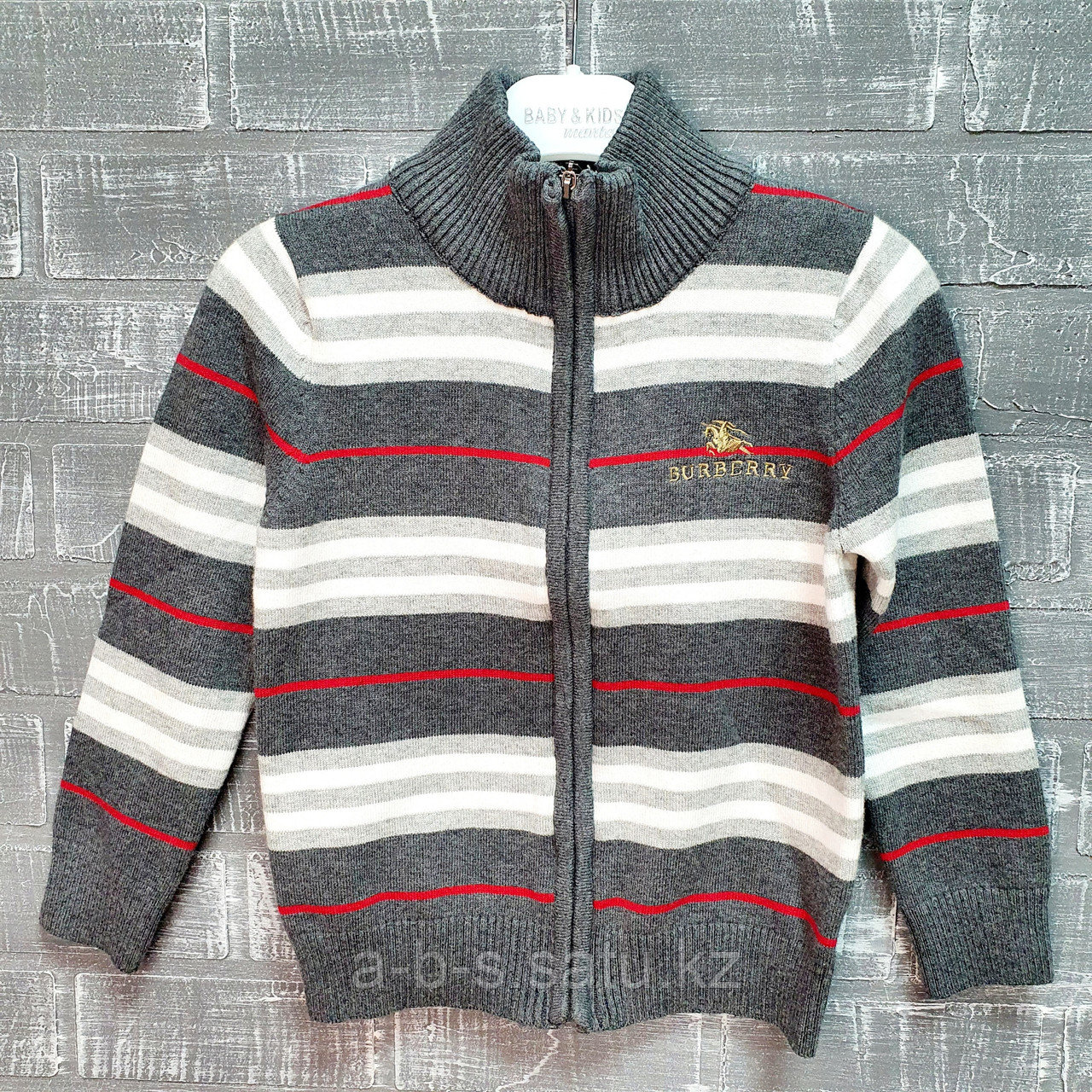 Джемпер burberry темно-серый