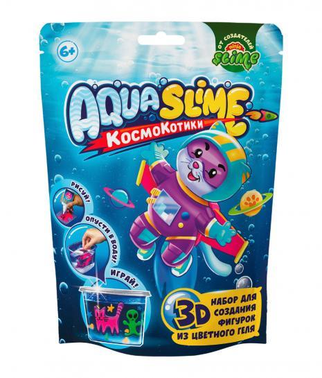 Набор для изготовления фигурок из цветного геля  Aqua Slime  250 гр.