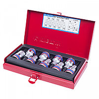 KING TONY Набор торцевых насадок 1/2", TORX, Т20-Т60 мм, L = 60 мм, 9 предметов KING TONY 4109PR