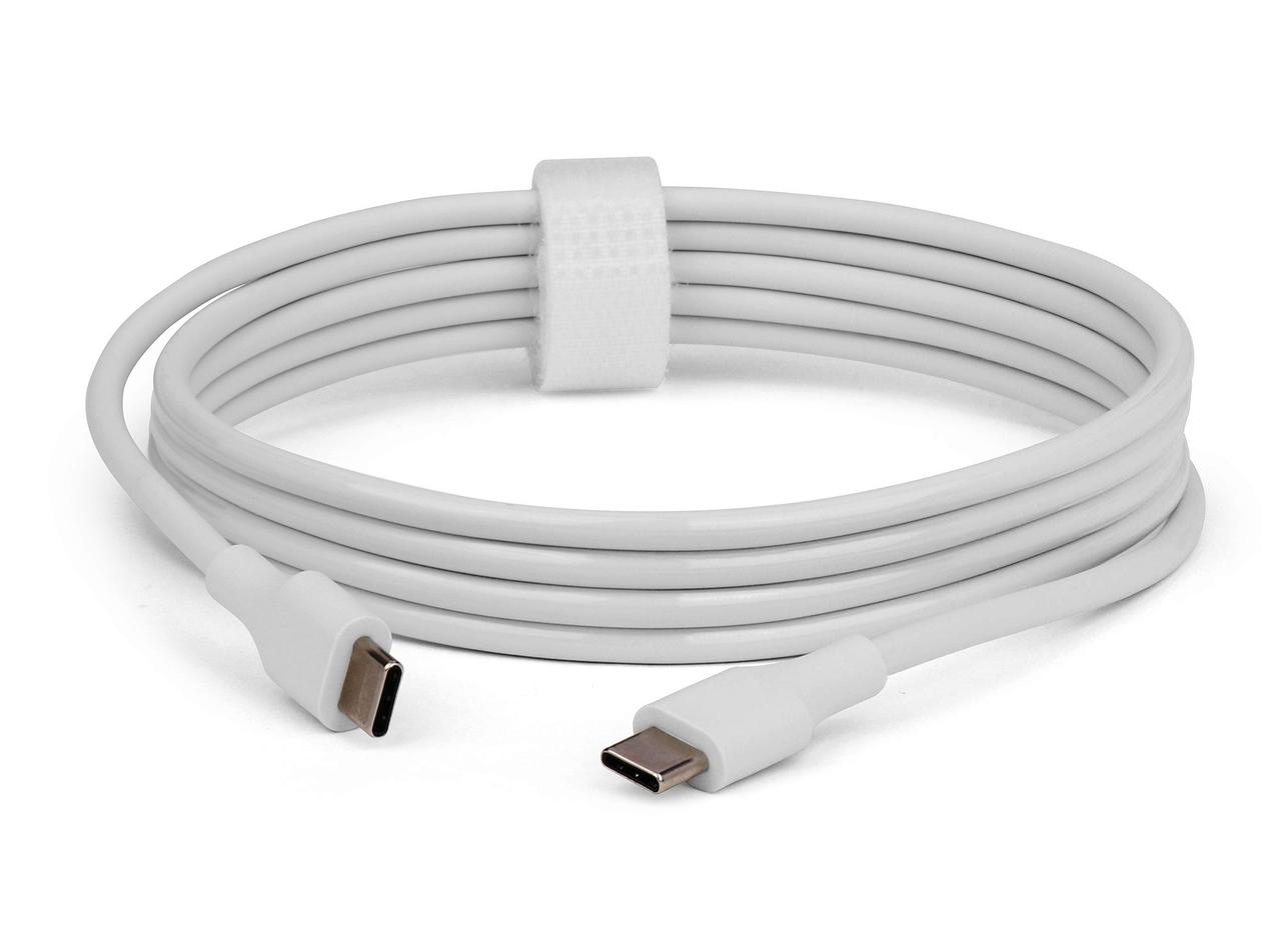 Кабель USB-C - USB-C, 100W (20v 5a), длина 1.75 m, белый
