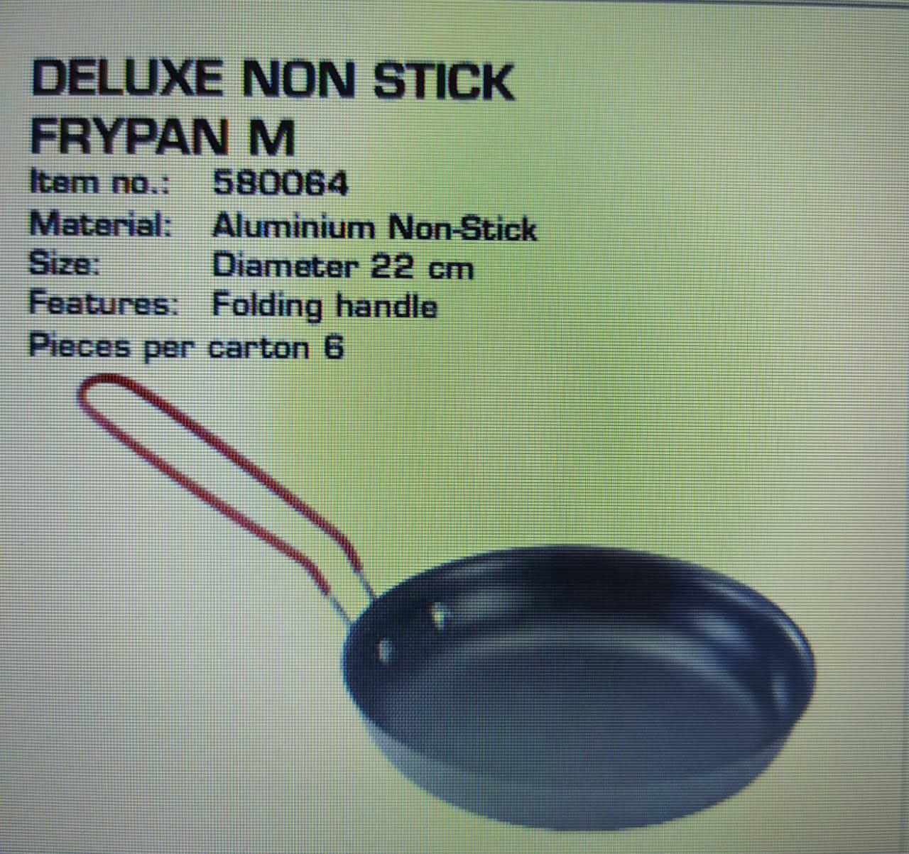 Сковорода Deluxe Non Stick Frypan M 22 cm 580064 Easy Camp