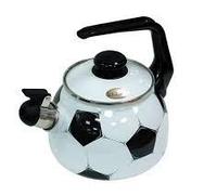 Чайник эмалированный со свистком "Football" 2,5 литра
